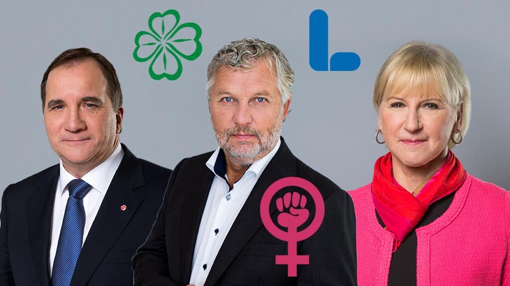Stefan Löfven, Peter Eriksson och Margot Wallström
