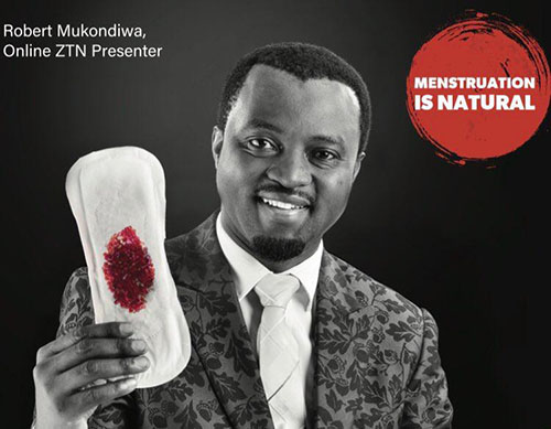 Campaign image to talk about menstruation